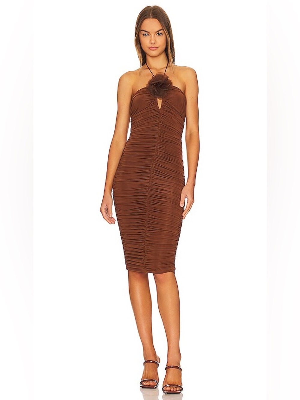 New Robby Kobo Freja Dress in Brown Size Extra Small XS